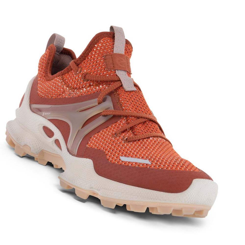 Women's Ecco Biom C-trail Knit Hiking & Trail Orange | USA 140EBC